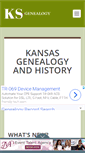 Mobile Screenshot of kansasgenealogy.com
